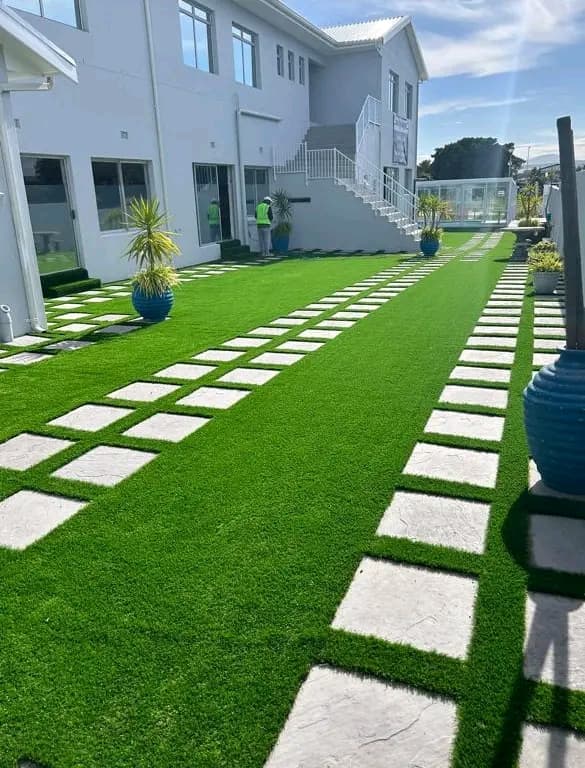 Artificial turf installation by Top Notch Landscaping & Tree Felling